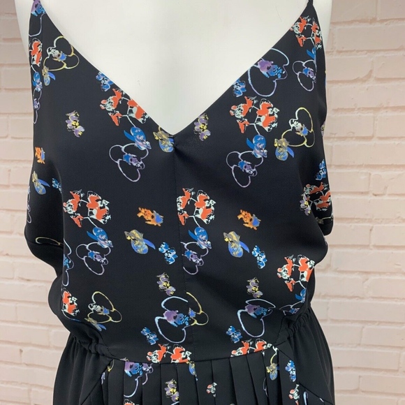 Rebecca Minkoff Floral Pattern Black Dress 6 - Picture 2 of 8